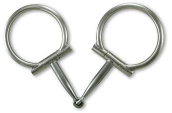 Francois Gauthier Smooth Brushed Offset D Ring Snaffle